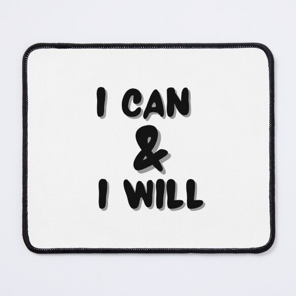 Item preview, I Can & I Will(Inspirational Quote) designed and sold by Jalib.