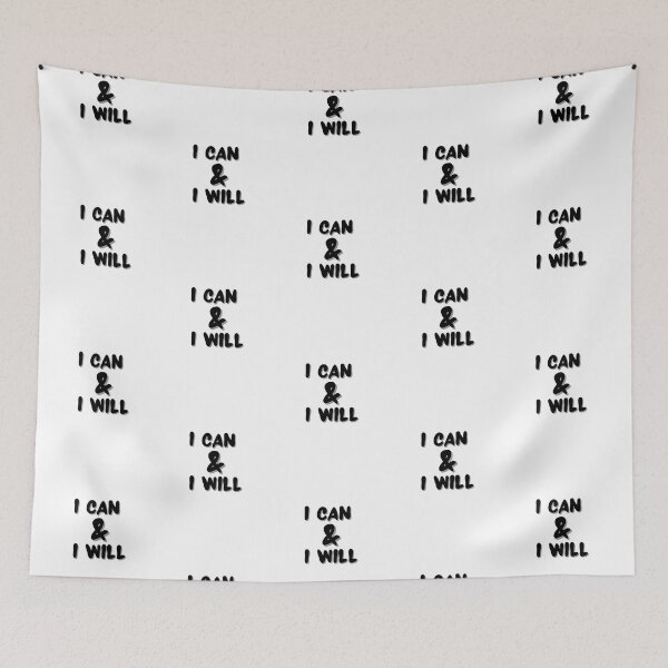 Item preview, I Can & I Will(Inspirational Quote) designed and sold by Jalib.