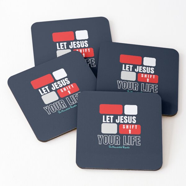 Item preview, Let Jesus Shift Your Life - Navy Blue designed and sold by TheReporter1.