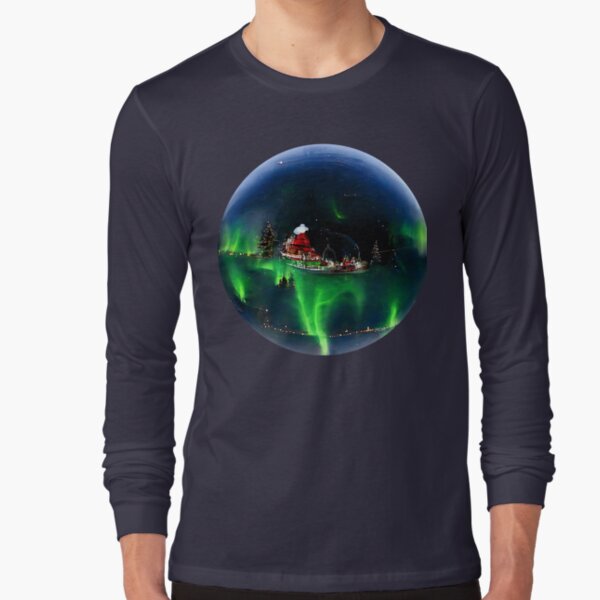 Northern Lights Snow Globe (Fishing Variant) Art Board Print for Sale by A  Jay