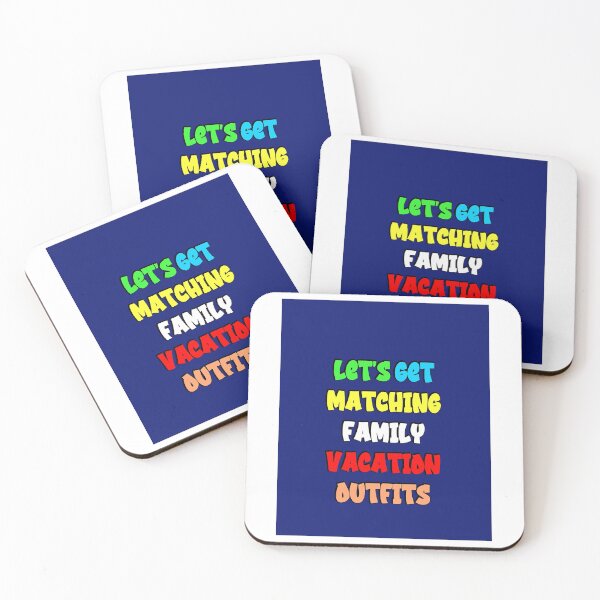 Item preview, lets get matching family vacation outfits Graphic ... designed and sold by FitCustom.