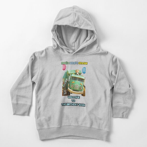 Sudadera Con Capucha Para Bebe Trash Truck Netflix Pelicula De Animacion De Hr29 Redbubble