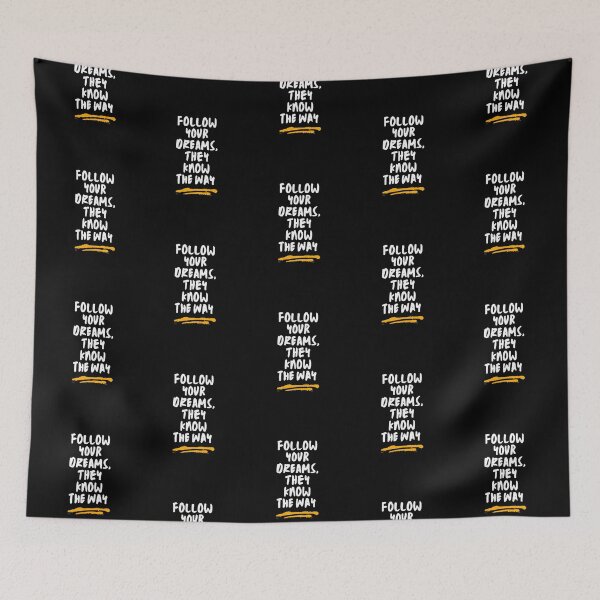 Item preview, Follow Your Dreams They Know The Way(Inspirational Quote) designed and sold by Jalib.