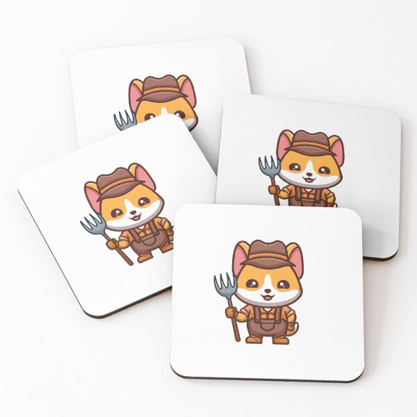 Item preview, Corgi Farmer Cute Cartoon designed and sold by GumregaStudio.