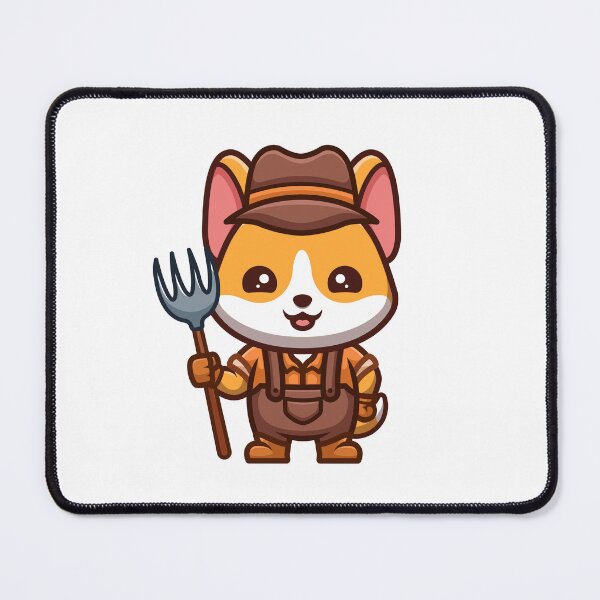 Item preview, Corgi Farmer Cute Cartoon designed and sold by GumregaStudio.