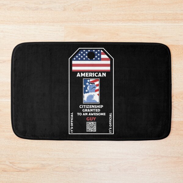 Item preview, American Citizenship Guy - US Green Card Gifts - Citizenship Party Gifts - USA Citizenship designed and sold by happygiftideas.