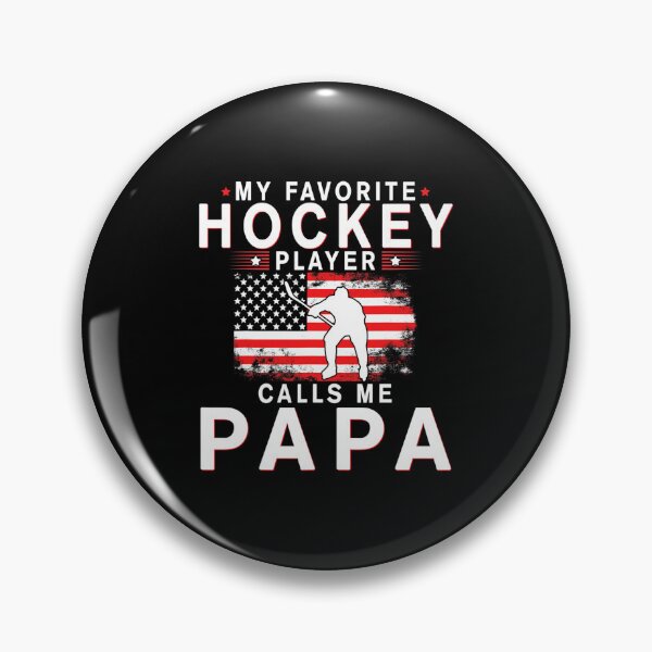 Item preview, Mens My Favorite Hockey player Calls Me Papa Funny Fathers Day designed and sold by fabianggbqd06.