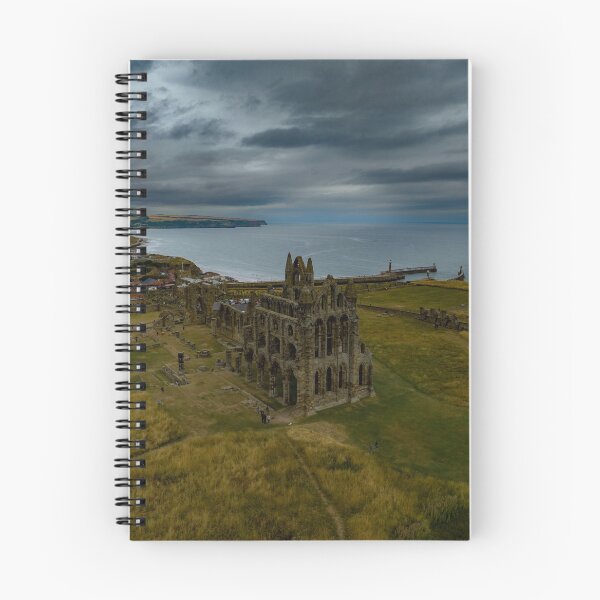 Item preview, Whitby Abbey Castle Moody Aerial Photo  designed and sold by IntenseAerials.