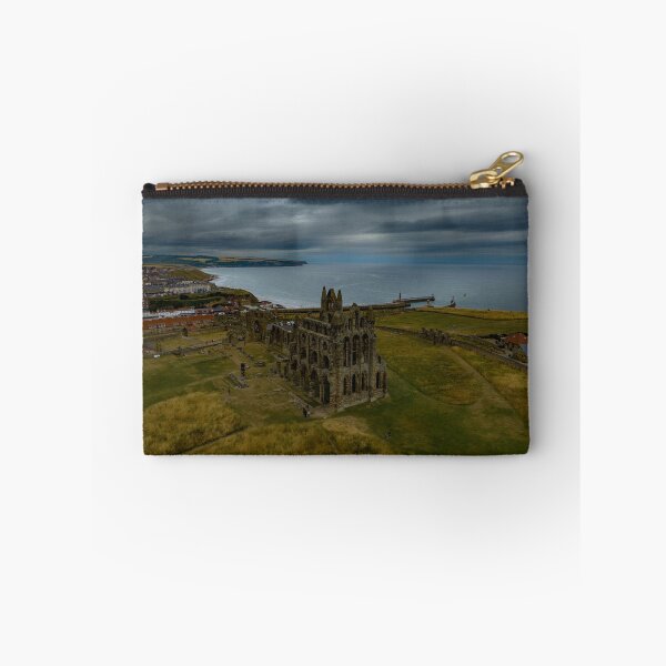 Item preview, Whitby Abbey Castle Moody Aerial Photo  designed and sold by IntenseAerials.
