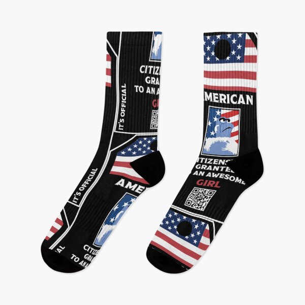 Item preview,  American Citizenship Girl - US Green Card Gifts - Citizenship Party Gifts - USA Citizenship designed and sold by happygiftideas.