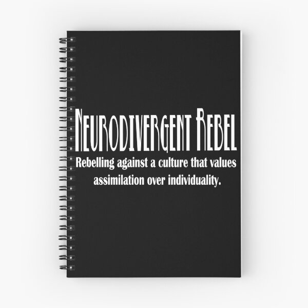Item preview, Neurodivergent Rebel - Black Logo designed and sold by NeuroRebel.