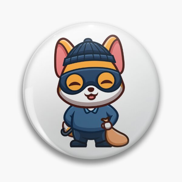 Item preview, Corgi Thief Cute Cartoon designed and sold by GumregaStudio.