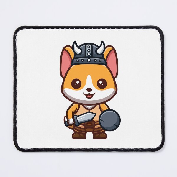 Item preview, Corgi Viking Cute Cartoon designed and sold by GumregaStudio.