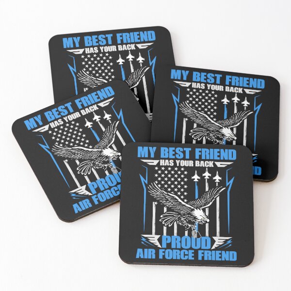 Item preview, My Best Friend Has Your Back Proud Air Force Friend designed and sold by Digital Story Time.