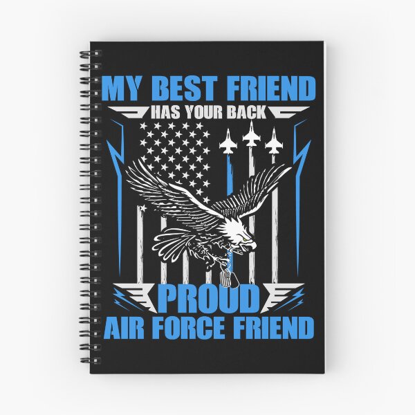 Item preview, My Best Friend Has Your Back Proud Air Force Friend designed and sold by Digital Story Time.