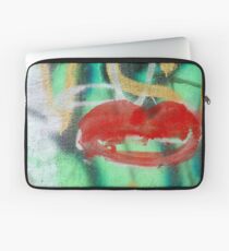 Red Kiss 3 Graffiti Laptop Sleeve