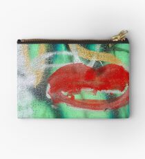 Red Kiss 3 Graffiti Studio Pouch