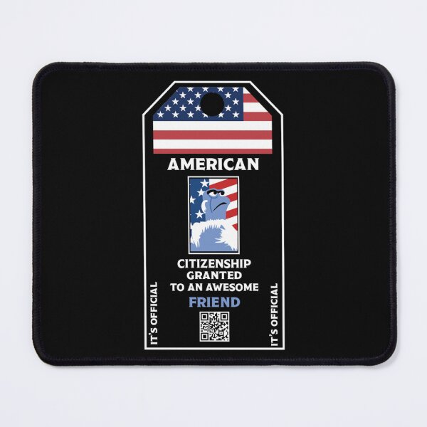 Item preview, Funny American Citizenship Girl - US Green Card Gifts - Citizenship Party Gifts - USA Citizenship designed and sold by happygiftideas.