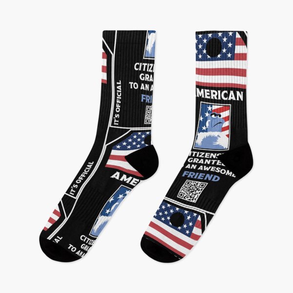 Item preview, Funny American Citizenship Girl - US Green Card Gifts - Citizenship Party Gifts - USA Citizenship designed and sold by happygiftideas.