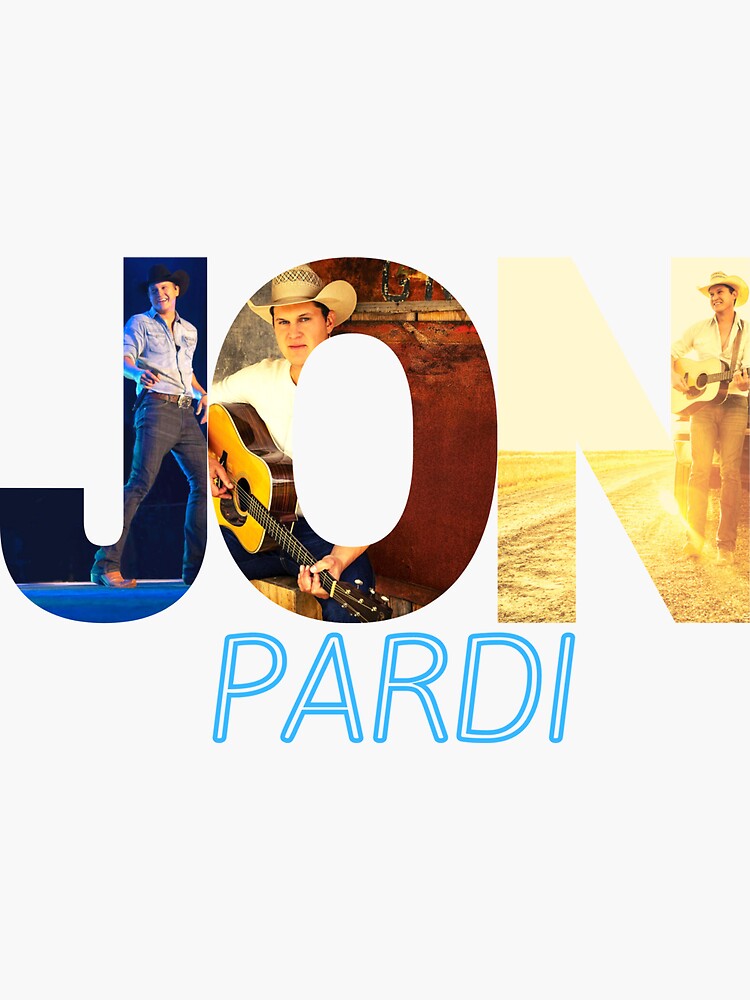 &ldquo;Jon Pardi t shirt and sticker | Jon Pardi Hoodie&rdquo; Sticker for Sale by