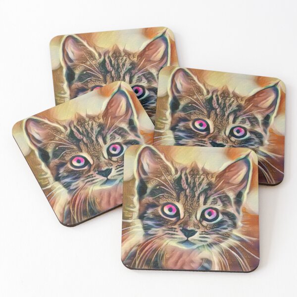 Item preview, Kitty cat: Wide eyed and curious kitty! Digital image. designed and sold by FigjamDesigns.
