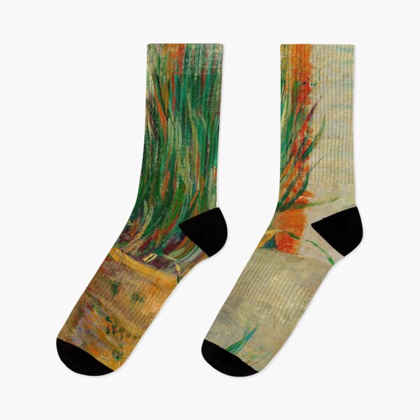 Item preview, Flowerpot with Chives - Vincent van Gogh designed and sold by SimpleJoyStyle.