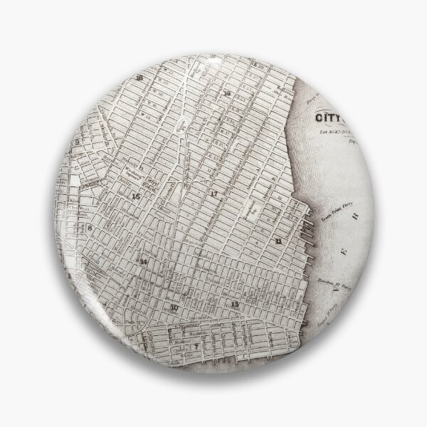 Item preview, Vintage Map of New York designed and sold by Pemberley-Tees.
