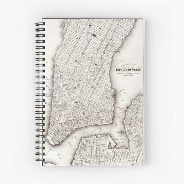 Item preview, Vintage Map of New York designed and sold by Pemberley-Tees.