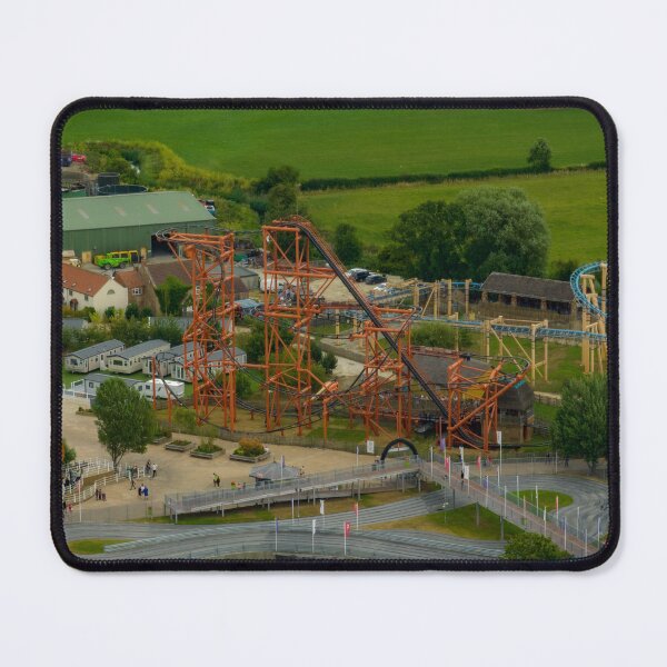 Item preview, From the Air, Mumbo Jumbo Rollercoaster at Flamingo Land Theme Park North Yorkshire, Aerial Photo  designed and sold by IntenseAerials.
