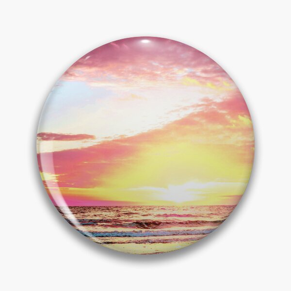 Item preview, Ocean Sunset Blue Pink Yellow Sky designed and sold by Tamas Das.