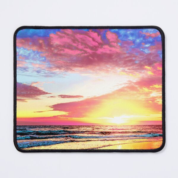 Item preview, Ocean Sunset Blue Pink Yellow Sky designed and sold by Tamas Das.