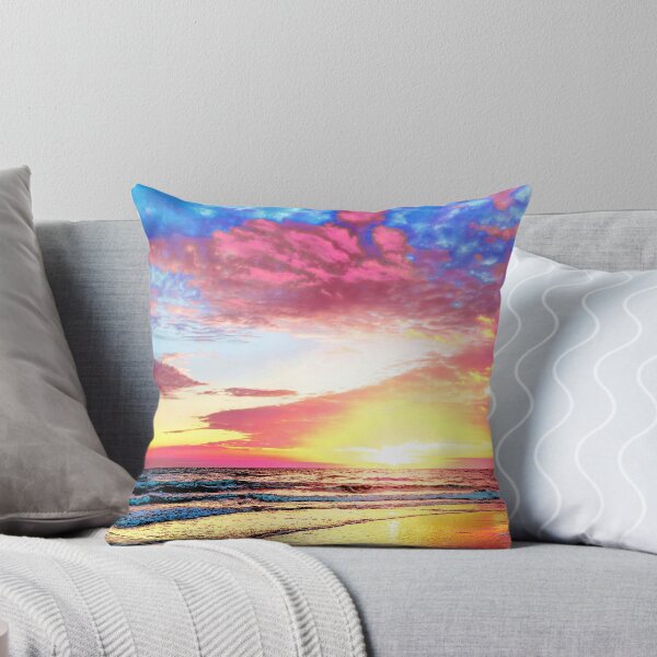 Item preview, Ocean Sunset Blue Pink Yellow Sky designed and sold by Tamas Das.