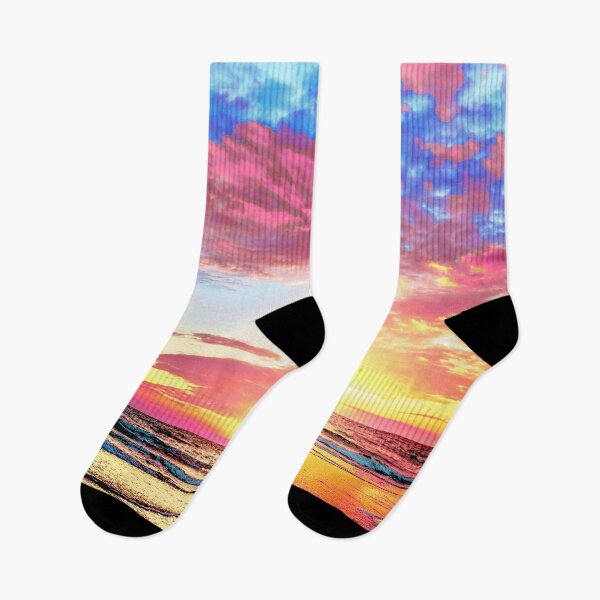 Item preview, Ocean Sunset Blue Pink Yellow Sky designed and sold by Tamas Das.