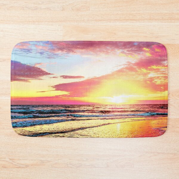 Item preview, Ocean Sunset Blue Pink Yellow Sky designed and sold by Tamas Das.