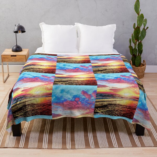 Item preview, Ocean Sunset Blue Pink Yellow Sky designed and sold by Tamas Das.