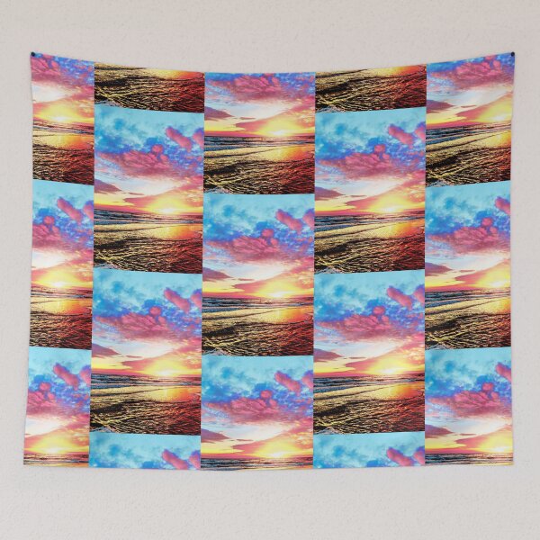 Item preview, Ocean Sunset Blue Pink Yellow Sky designed and sold by Tamas Das.