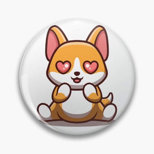 Item preview, Corgi Sitting Shocked Cute Cartoon designed and sold by GumregaStudio.