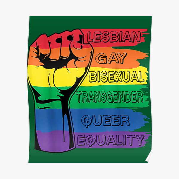 Lgbt Rainbow Fist Pride Month Merch Lgbtq Gay Pride Poster For Sale By Toyingarou Redbubble 1703