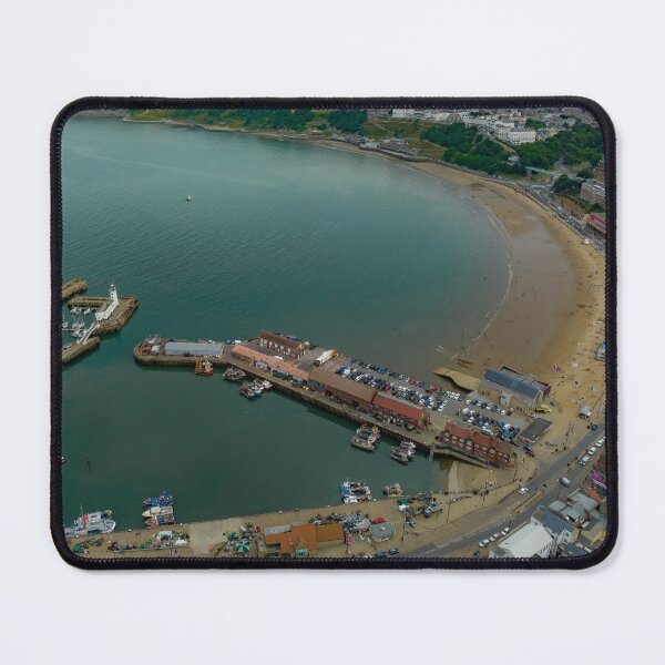 Item preview, Scarborough Beach and Harbor from the air, Aerial Photo of the UK seaside designed and sold by IntenseAerials.