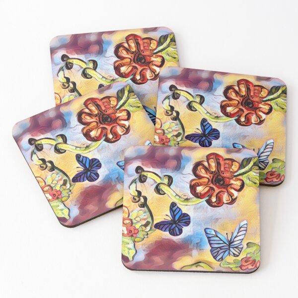 Item preview, Blue Mariposas designed and sold by lindosilks.