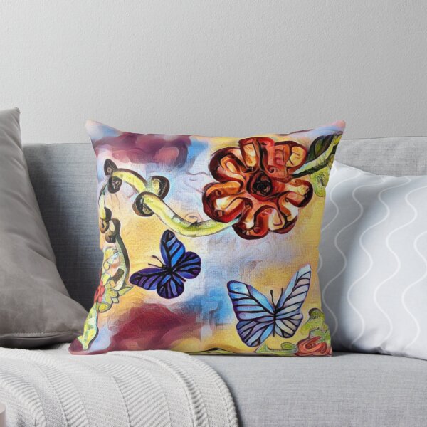 Item preview, Blue Mariposas designed and sold by lindosilks.