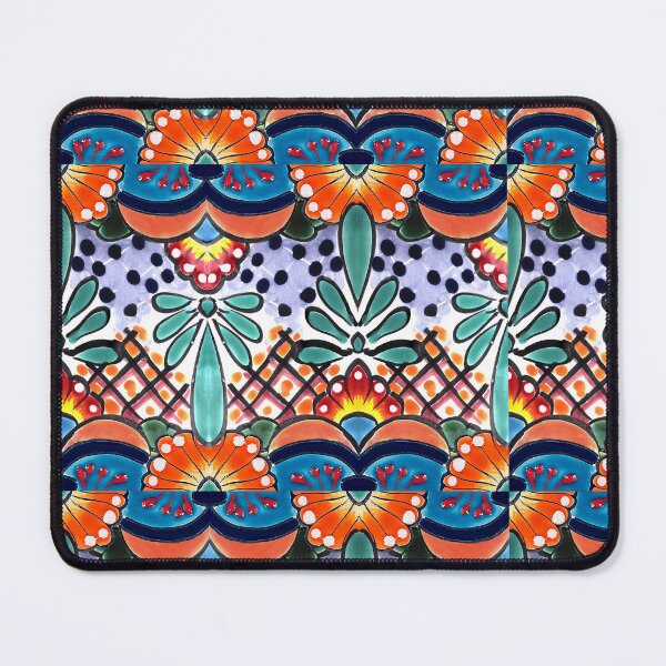 Item preview, Colorful Talavera, Orange Accent, Mexican Tile Design designed and sold by elizdesign.