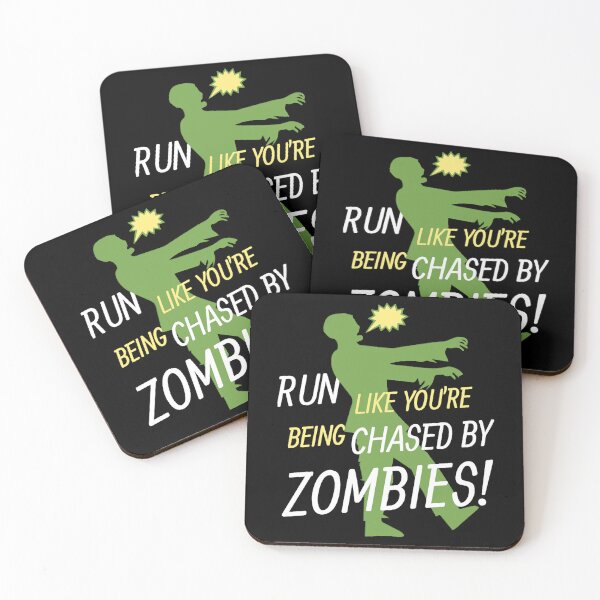 Item preview, Run Like You_re Being Chased By Zombies! designed and sold by IttieBitties.