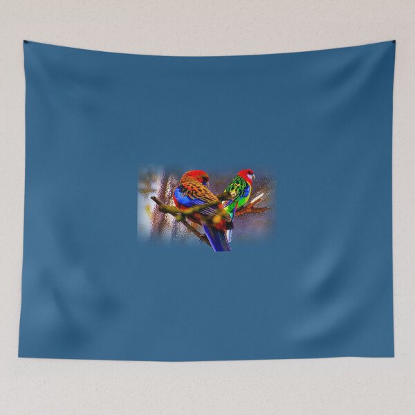 Item preview, Two Eastern Rosellas designed and sold by indiafrankk.