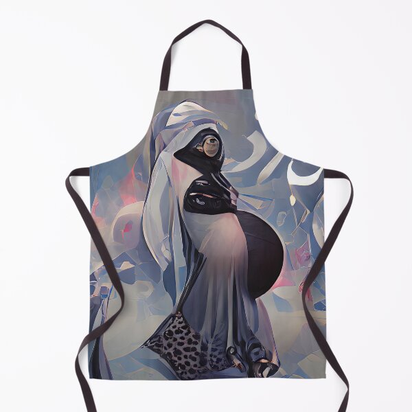Item preview, Pregnant Hijabi in Snow designed and sold by PlacidHinds.