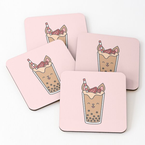Item preview, Kawaii strawberry boba  designed and sold by mattspace.