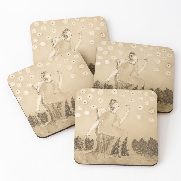 Item preview, The Cup Fungus Queen in Sepia designed and sold by TurnipWilson.
