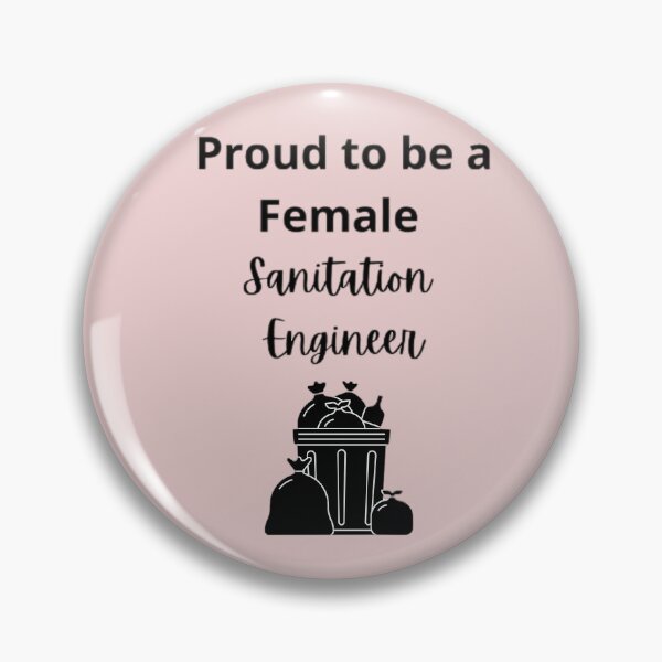 Item preview, Sanitation Engineer- Proud to be a female! designed and sold by smugmugsgallery.