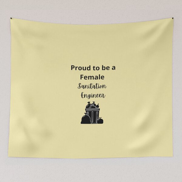 Item preview, Sanitation Engineer- Proud to be a female! designed and sold by smugmugsgallery.