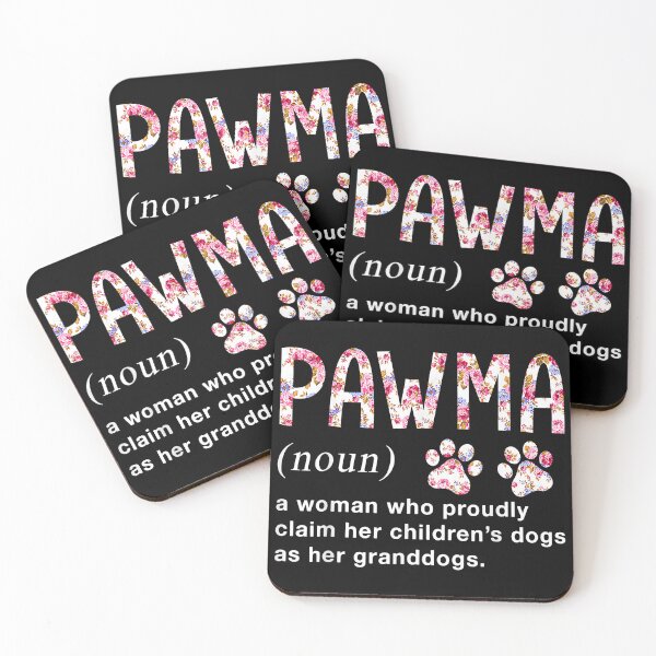 Item preview, Floral Art Pawma Noun Definition Mama Grandma Dog Lovers designed and sold by DerryReinhard.